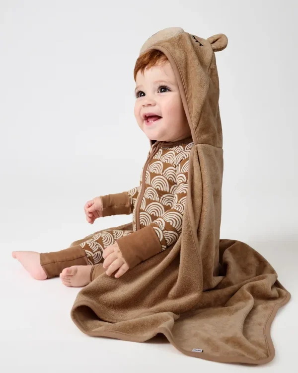 Bowie the Bear Baby Hooded Bath Towel