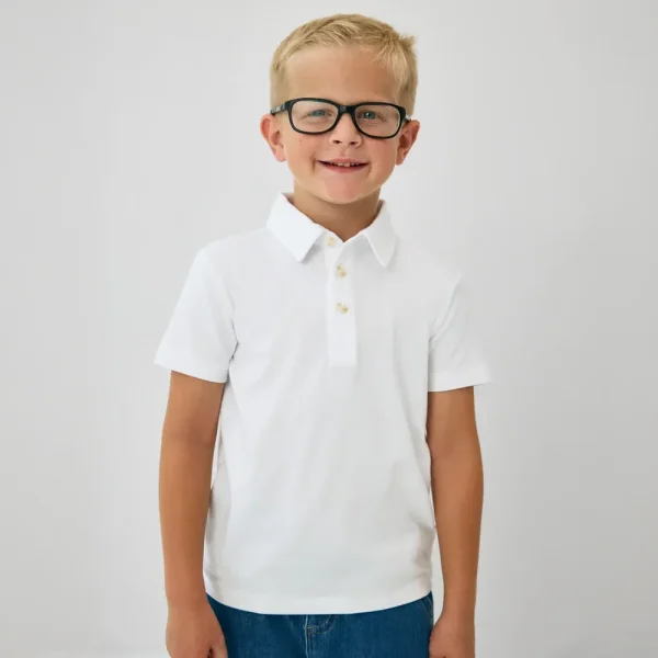 Bright White Polo Shirt