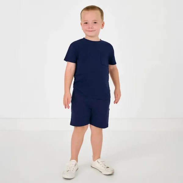 Classic Navy Drawstring Shorts