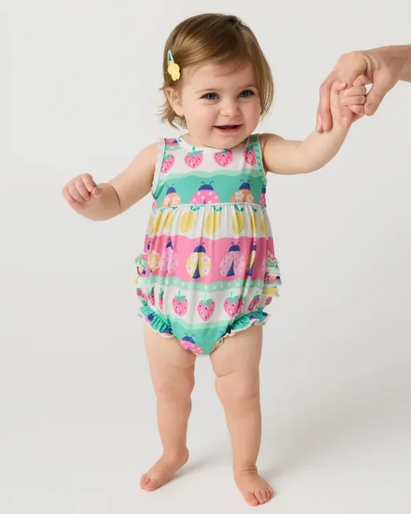 Ladybug Lane Bubble Romper