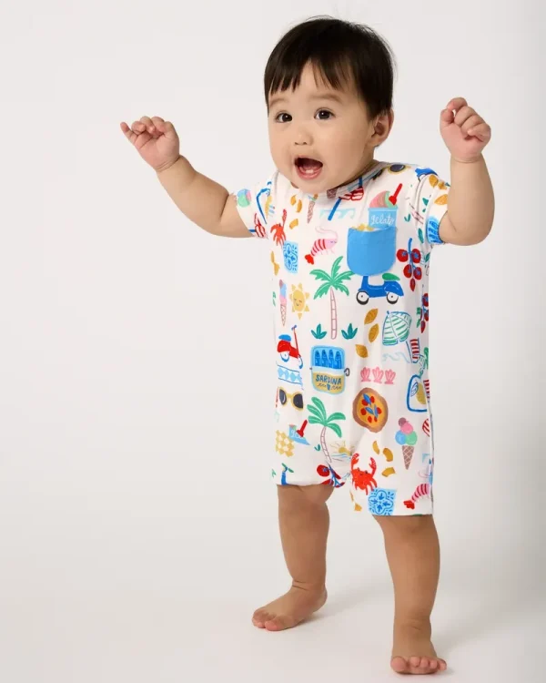 Ciao Bella Pocket Shorty Romper