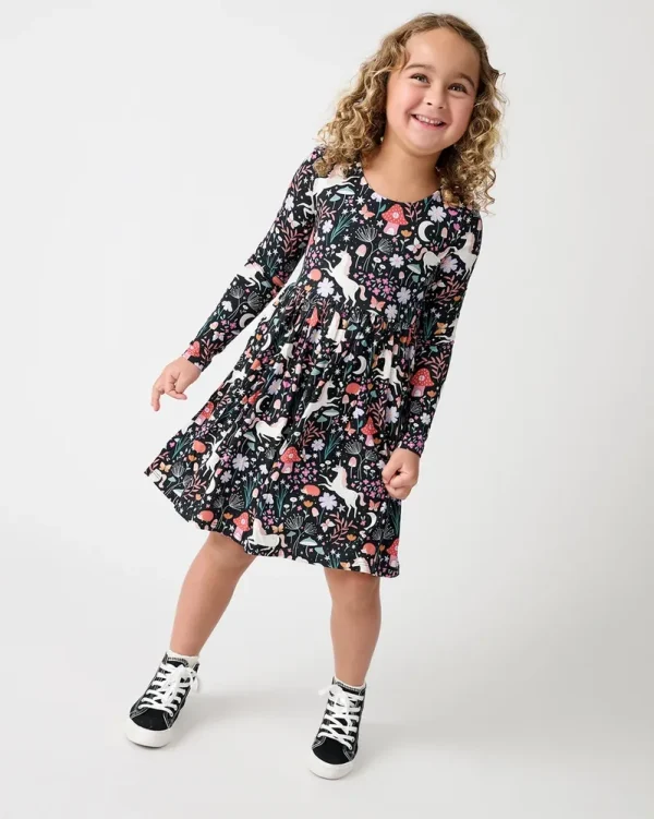 Woodland Fantasy Bow Back Skater Dress