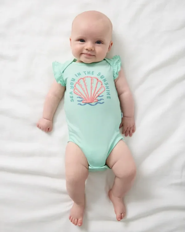 Sparkling Seas Flutter Bodysuit