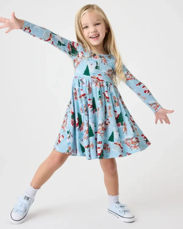Rudolph's Snowy Adventure Twirl Dress