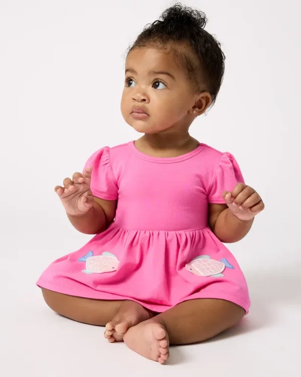 Sparkling Scales Empire Tunic Top with Bloomer