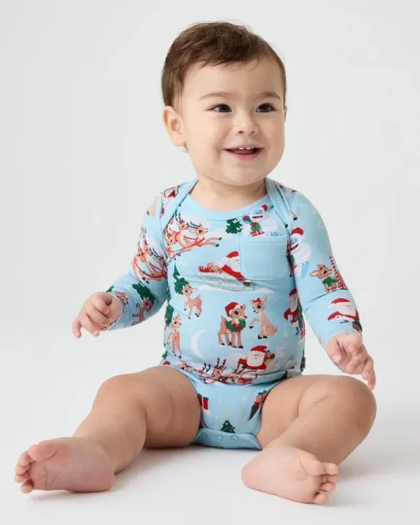 Rudolph's Snowy Adventure Pocket Bodysuit