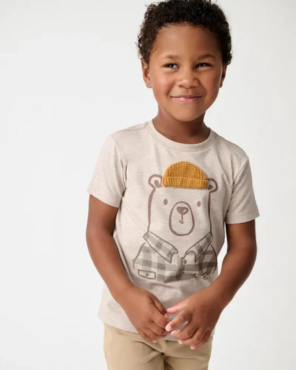 Cozy Autumn Bear Relaxed Tee