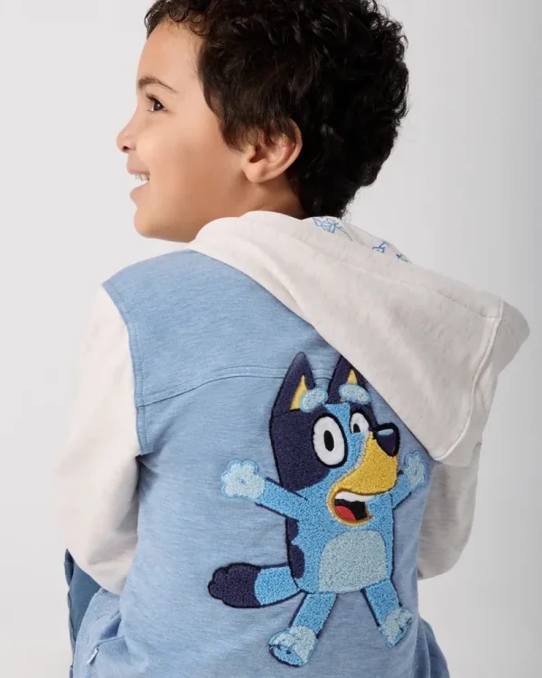 Bluey Hooded Trucker Jacket