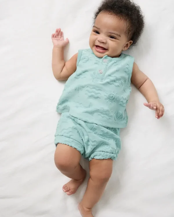 Coastal Rays Henley Tank Set