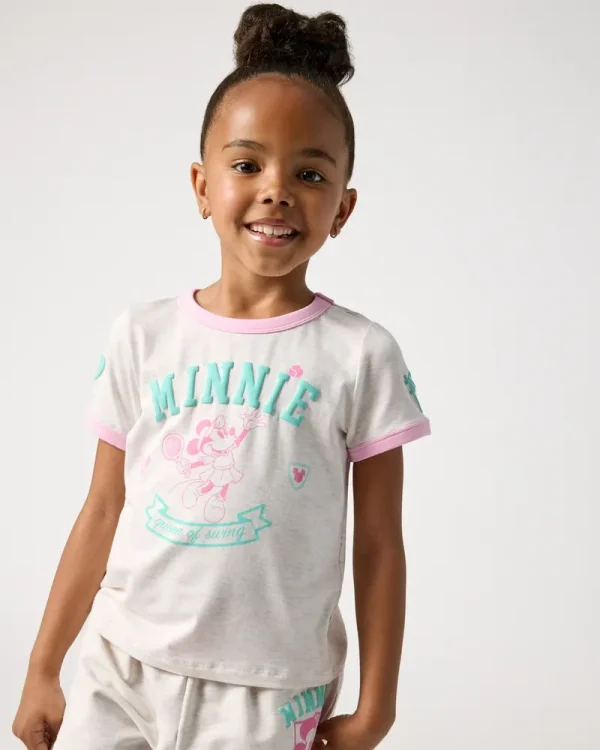 Disney Minnie Mouse Queen of Swing Ringer Tee