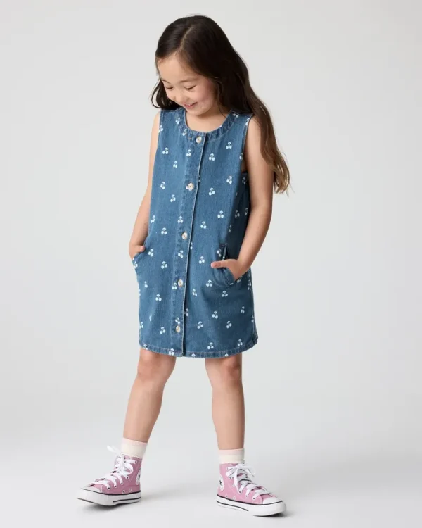 Cherry Button Down Dress