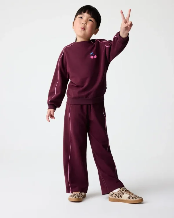 Classic Burgundy Wide Leg Pant