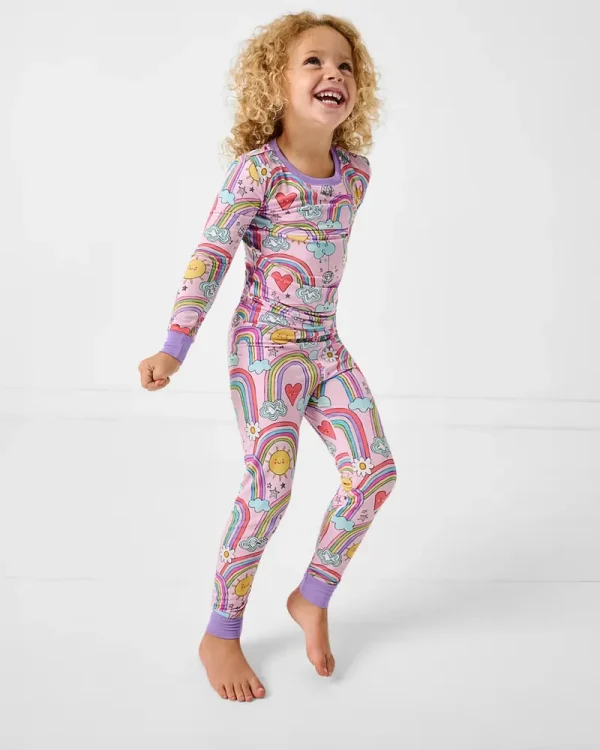 Disco Rainbows Two-Piece Pajama Set
