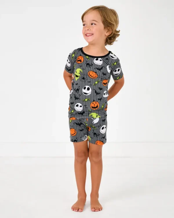 Disney The Nightmare Before Christmas Two-Piece Short Sleeve & Shorts Pajama Set