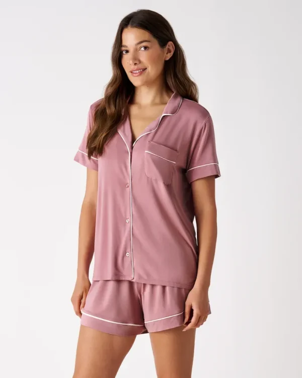 Rosewood Women's Short Sleeve & Shorts Pajama Set