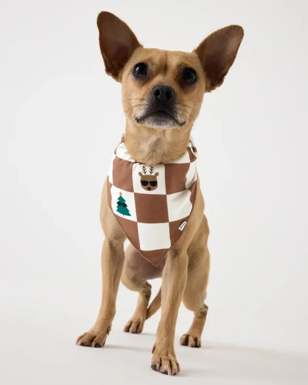 Holiday Checks Pet Bandana