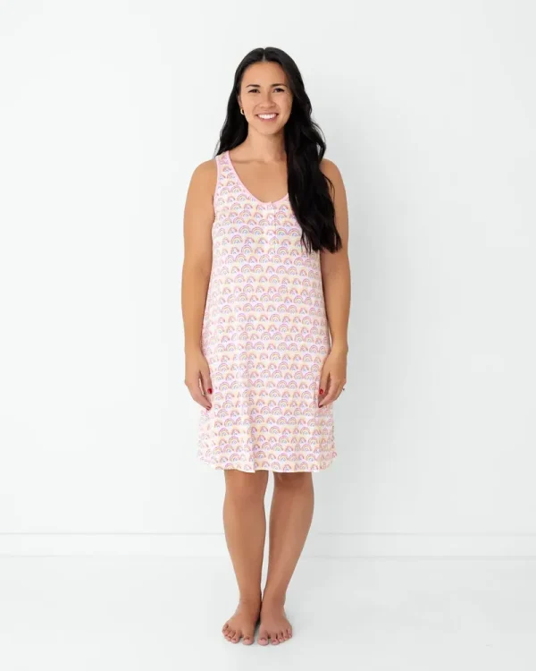 Pastel Rainbows Women's Tank Nightgown