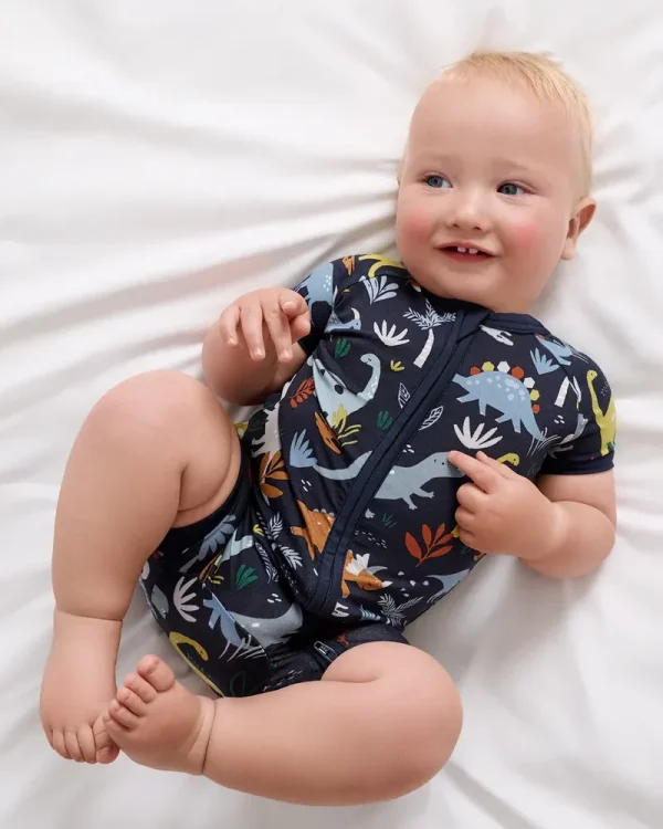 Jurassic Jungle Navy Shorty Zippy