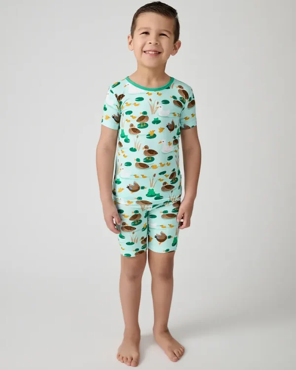 Puddle Jumpers Two-Piece Short Sleeve & Shorts Pajama Set