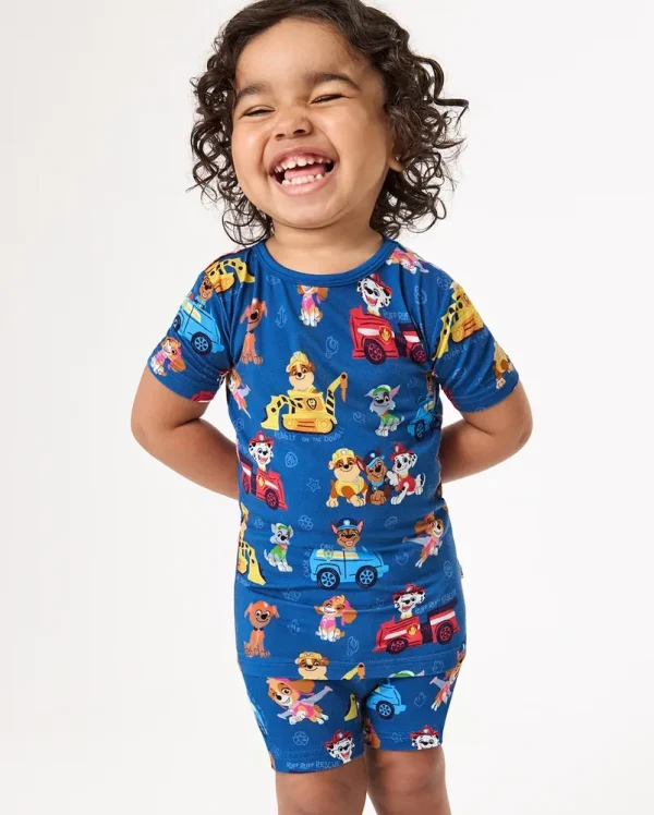 PAW Patrol Adventure Bay Heroes Two-Piece Short Sleeve & Shorts Pajama Set