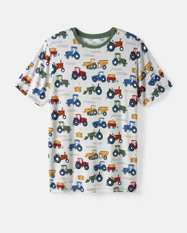 Tractor Tales Men's Short Sleeve Pajama Top