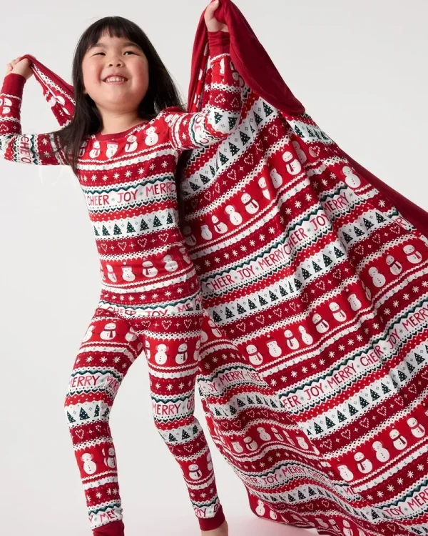 Festive Fair Isle Large Cloud Blanket®