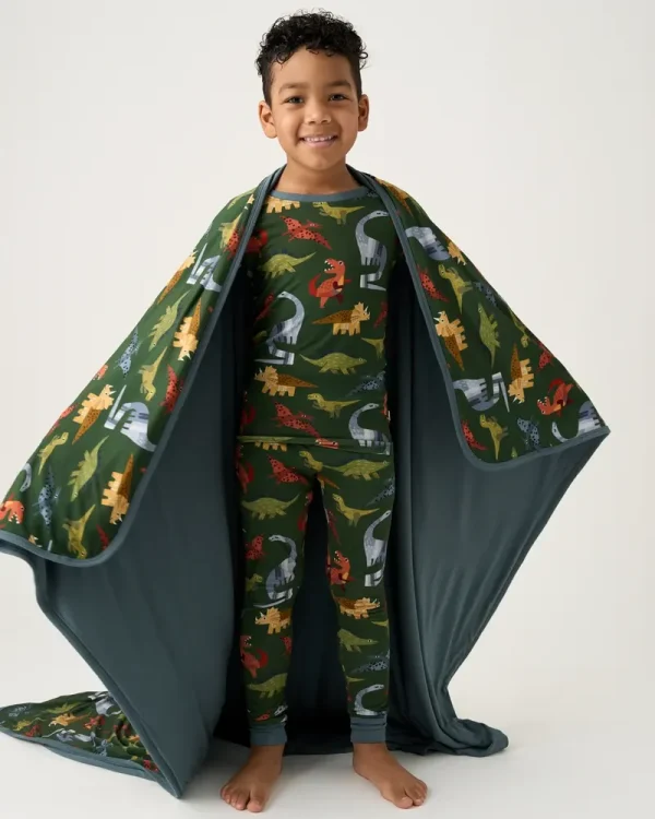 Roar & Explore Green Large Cloud Blanket®