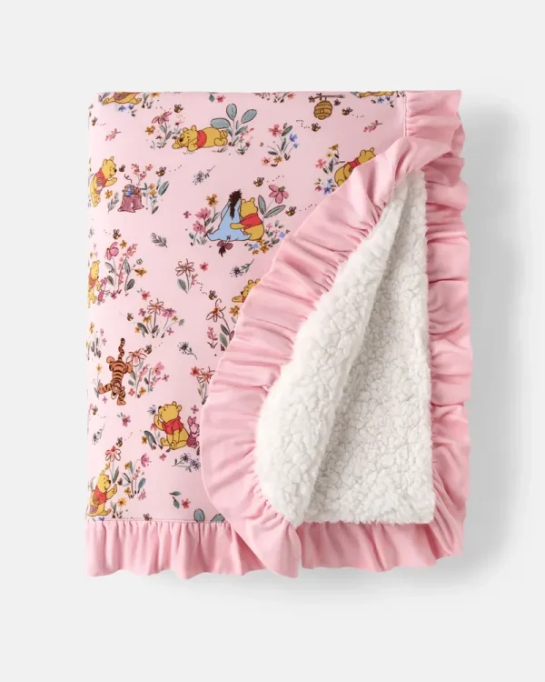 Disney Winnie The Pooh Garden Adventures Ruffle Mini Cloud Blanket®