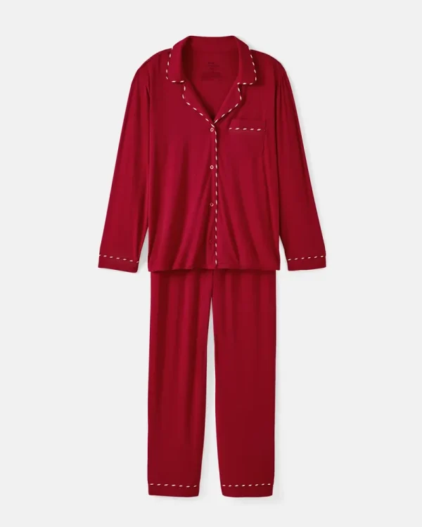 Holiday Red Women's Long Sleeve Pajama Set