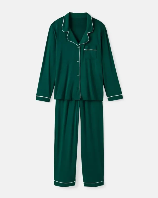 Emerald Women's Long Sleeve Pajama Set