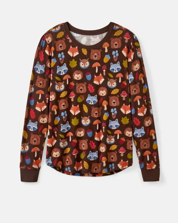Forest Crew Women's Pajama Top