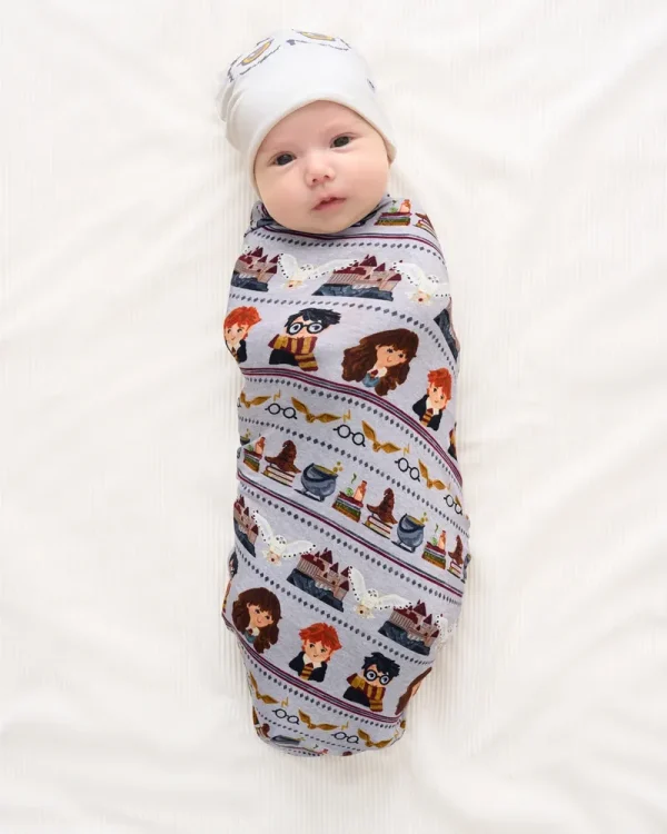 Harry Potter™ Spellbinding Studies Swaddle & Beanie Set