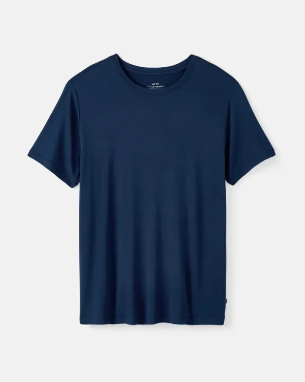 Classic Navy Men's Short Sleeve Pajama Top
