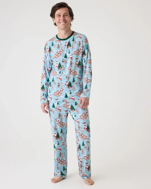 Rudolph's Snowy Adventure Men's Pajama Top
