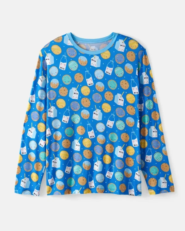 Cookies & Milk Blue Men's Pajama Top