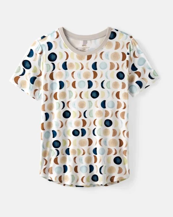 Luna Neutral Women's Short Sleeve Pajama Top