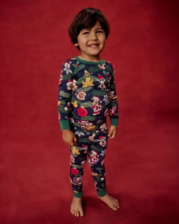 Disney Mickey & Friends Deck The Halls Two-Piece Pajama Set