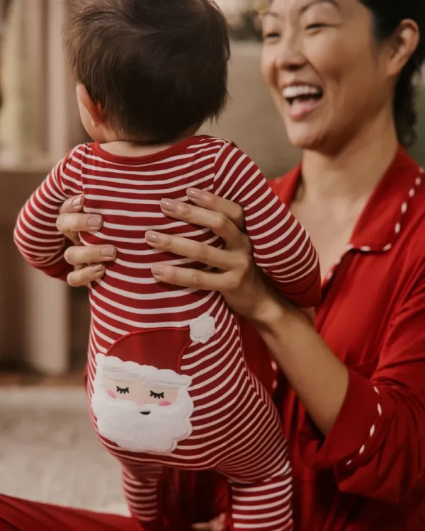 Candy Cane Stripe Crescent Zippy