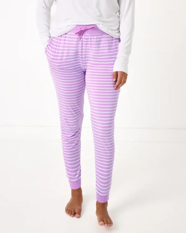Sweet Orchid Stripe Women's Pajama Pants