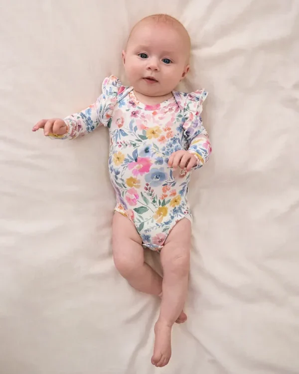 Tiny Blooms Flutter Bodysuit