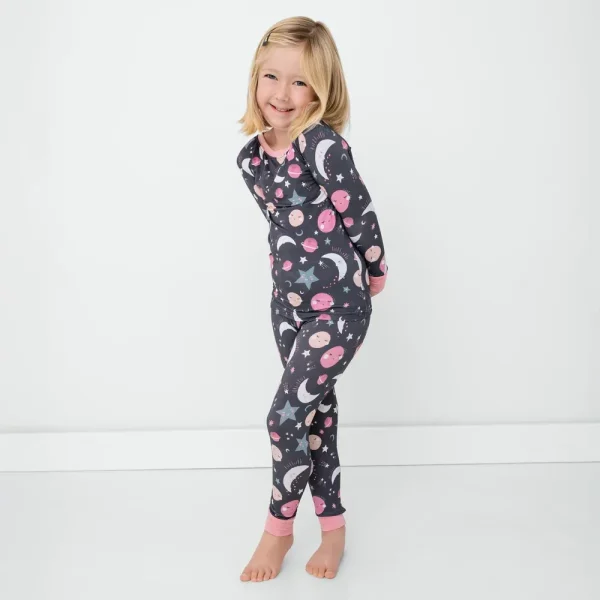To the Moon & Back Pink Two-Piece Pajama Set