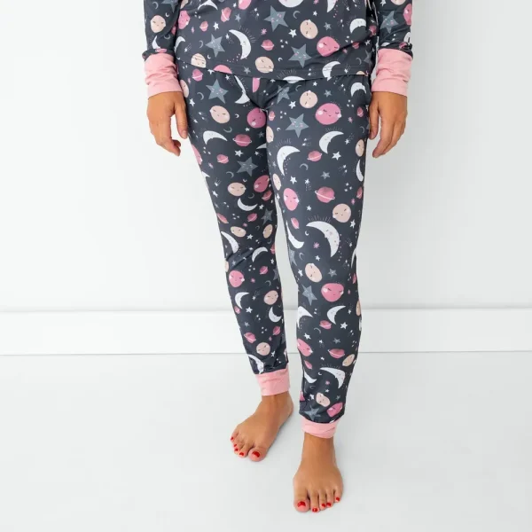 To the Moon & Back Pink Women's Pajama Pants