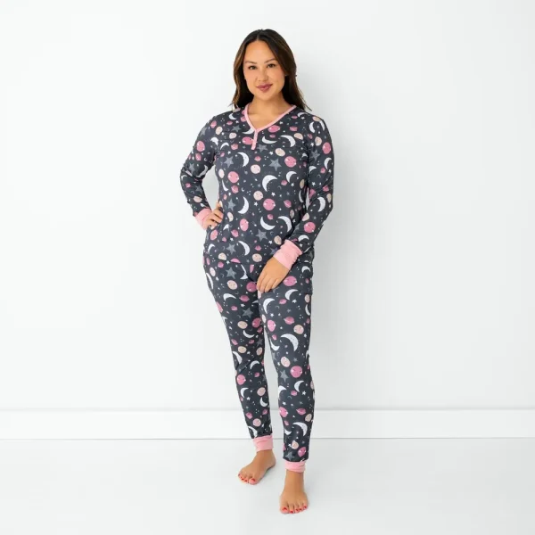 To the Moon & Back Pink Women's Pajama Top